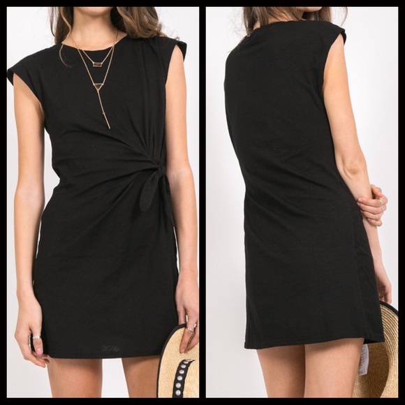 CLEARANCE-FIRM‼️ Knot Your Average T-Shirt Dress - Picture 7 of 7